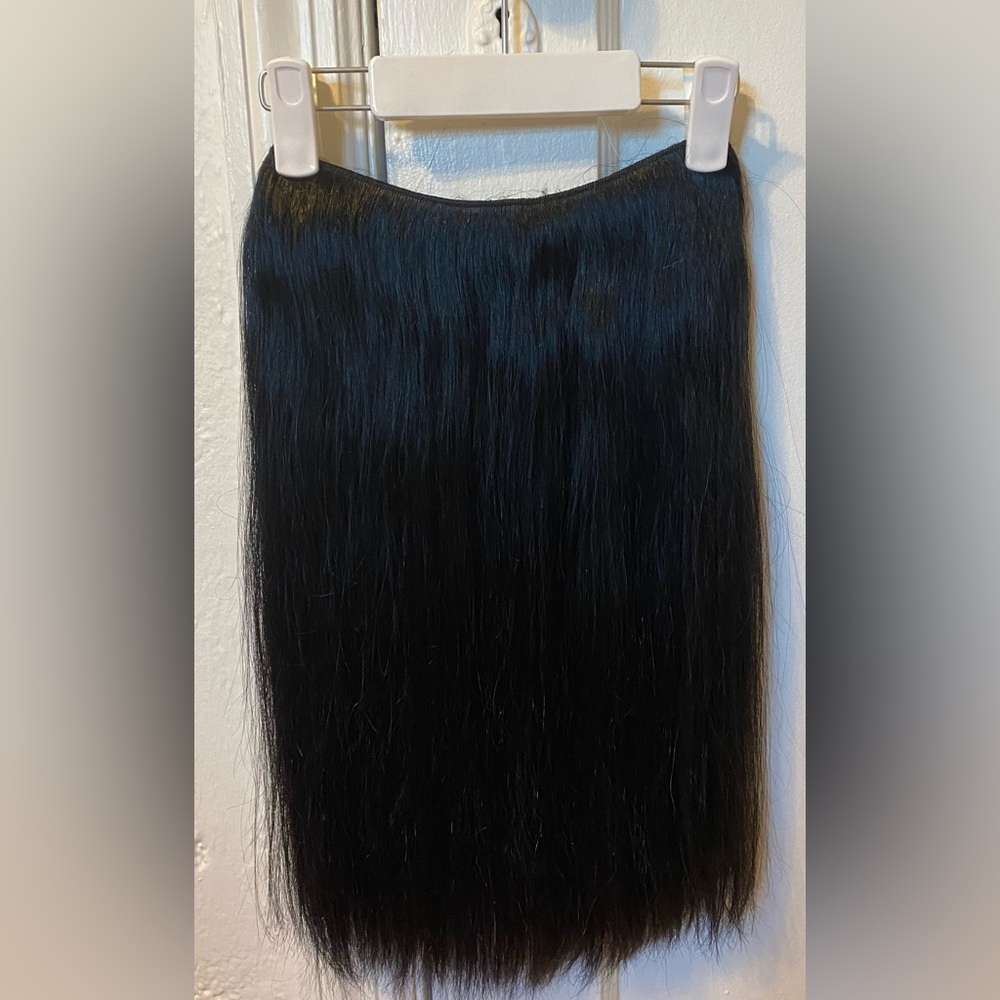 The Original Halo by Halocouture 100% Remy Human Hair Jet Black 16 Inches